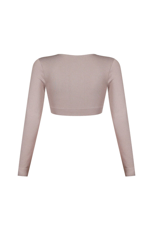 Clean V Neck Long Sleeve Top